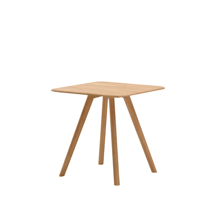 OUT Objekte unserer Tage - Meyer Tisch Small 75 x 75 cm, Eiche gewachst