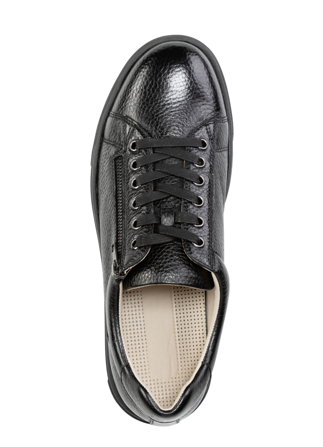 Sneaker aus bestem, genarbtem Hirsch-Nappaleder