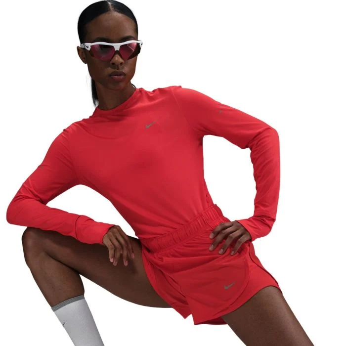Nike Dame Shorts Tempo Dri-FIT MR 3 Inch Shorts Rød
