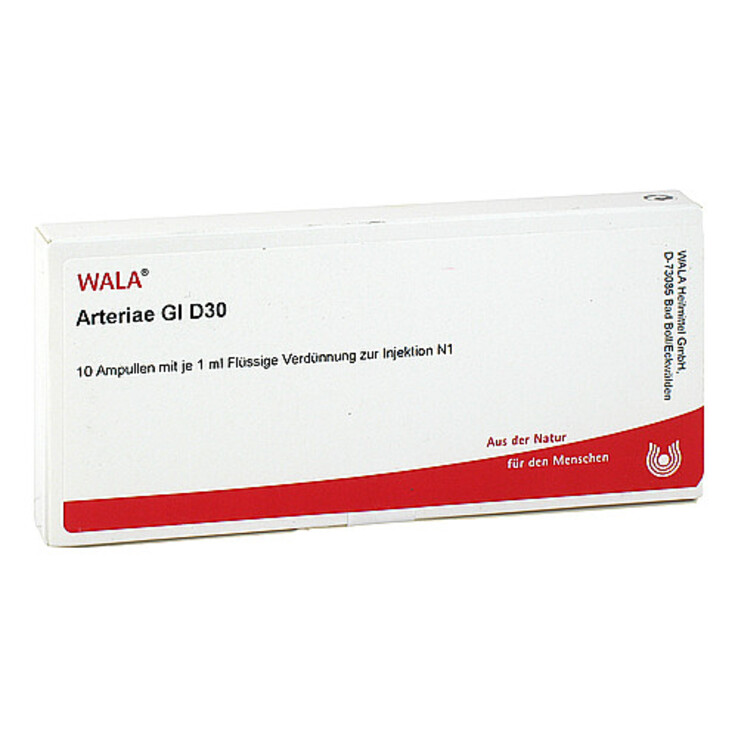 Arteriae GL D 30 Ampullen, 10X1 ml