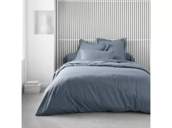 Taie de traversin - 45 x 185 cm uni - Denim