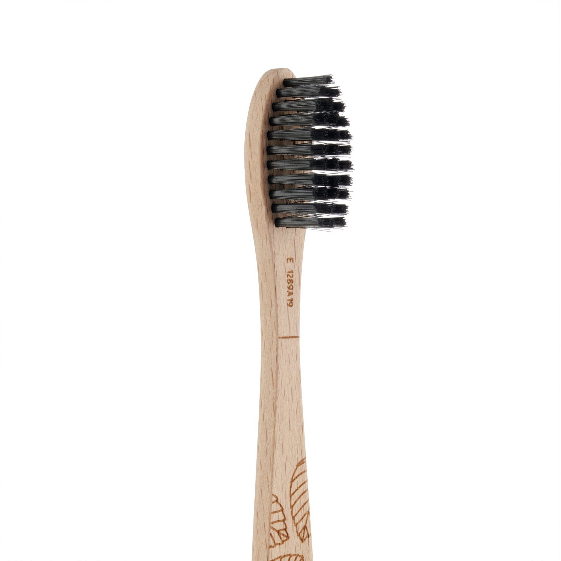 georganics  Beechwood Toothbrush Charcoal