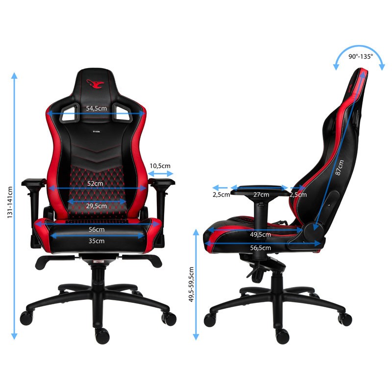 Noblechairs EPIC - Mousesports Edition - Noir/Rouge