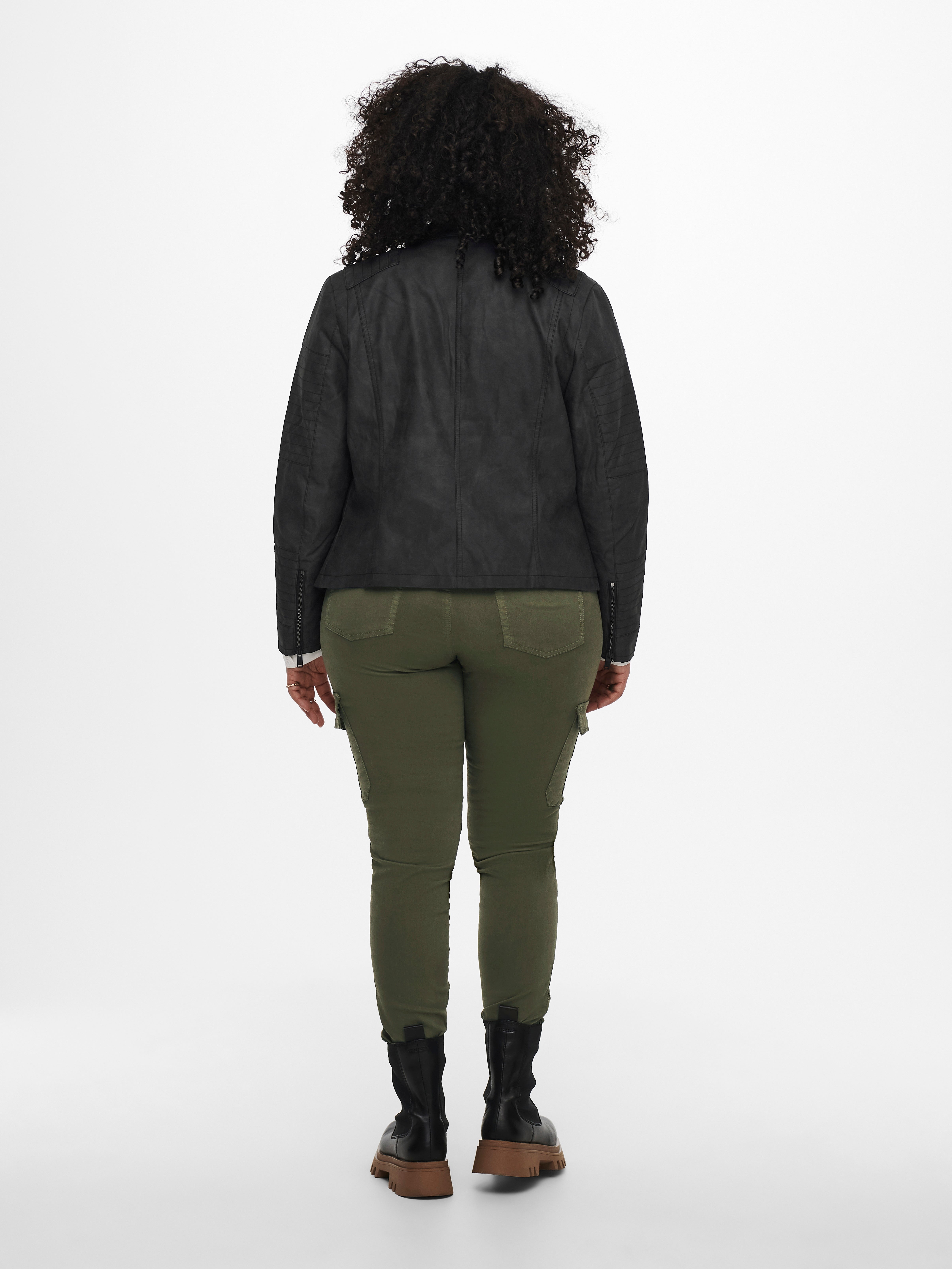 CARAVANA Kunstlederjacke Black
