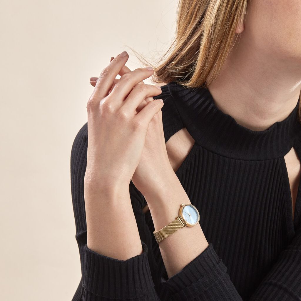 Montre Pierre Lannier Ligne Pure Bleu