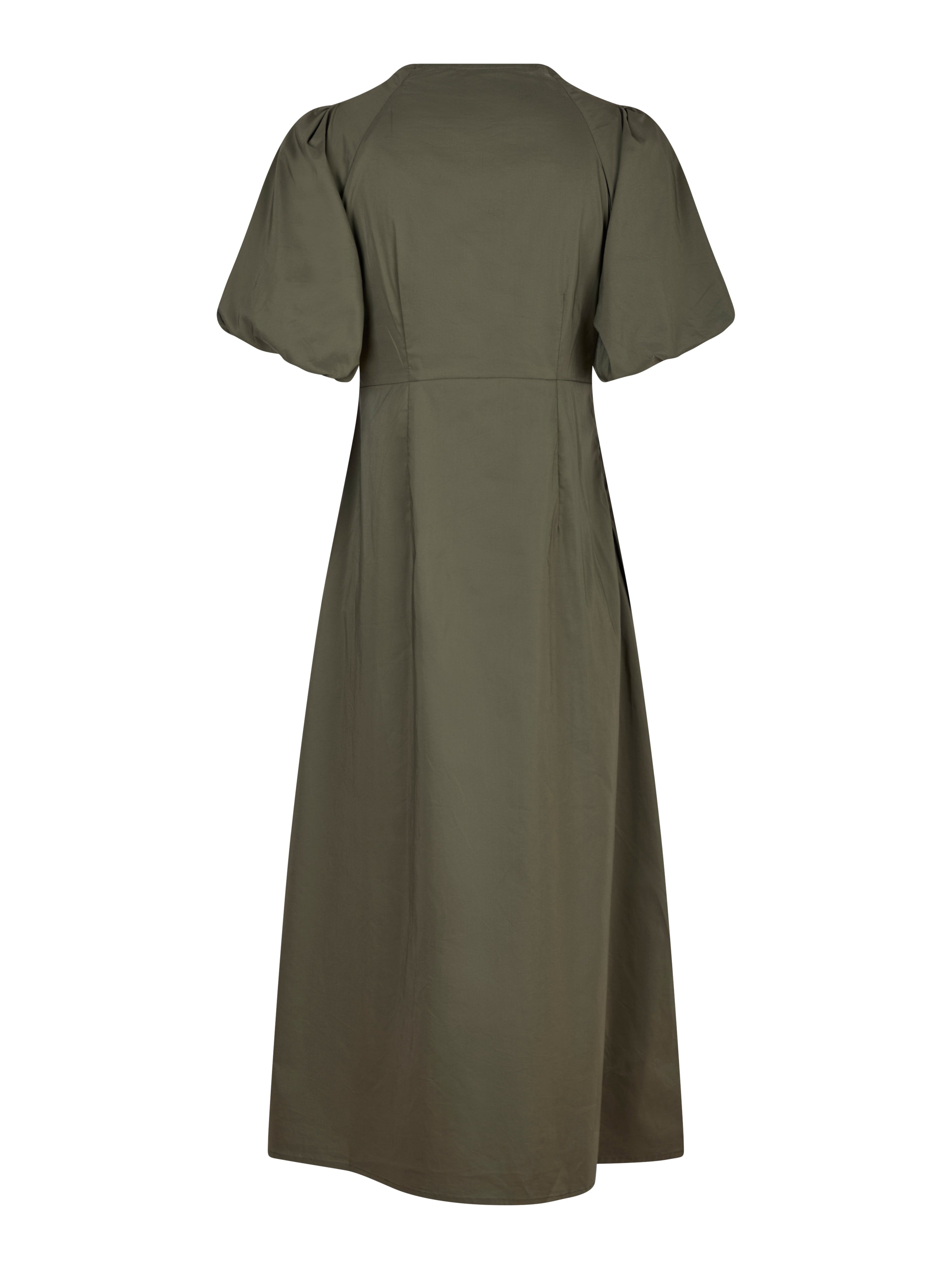 Bahne Studio  Bailey Poplin kjole - Army