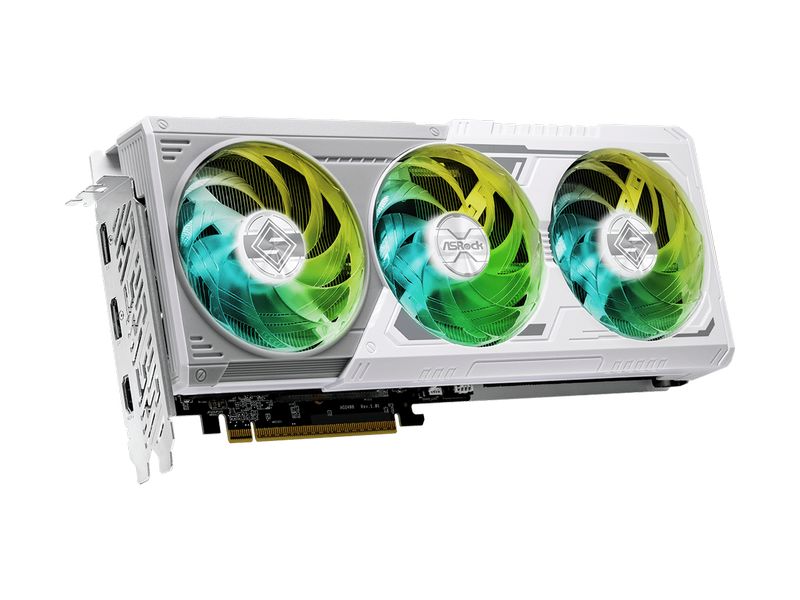ASRock Grafikkarte AMD Radeon RX9060 XT Steel Leg 16GB OC GDDR6 Grafikkarte mit 16 GB Speicherkapazität