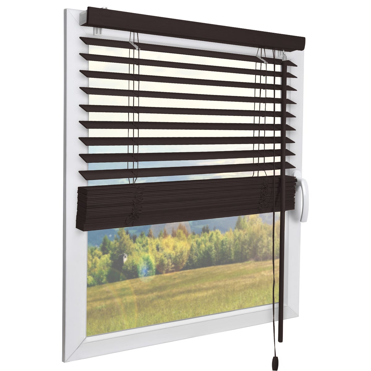 Sol Royal SolDecor JH3 houten jaloezie B60xH130 cm donkerbruin