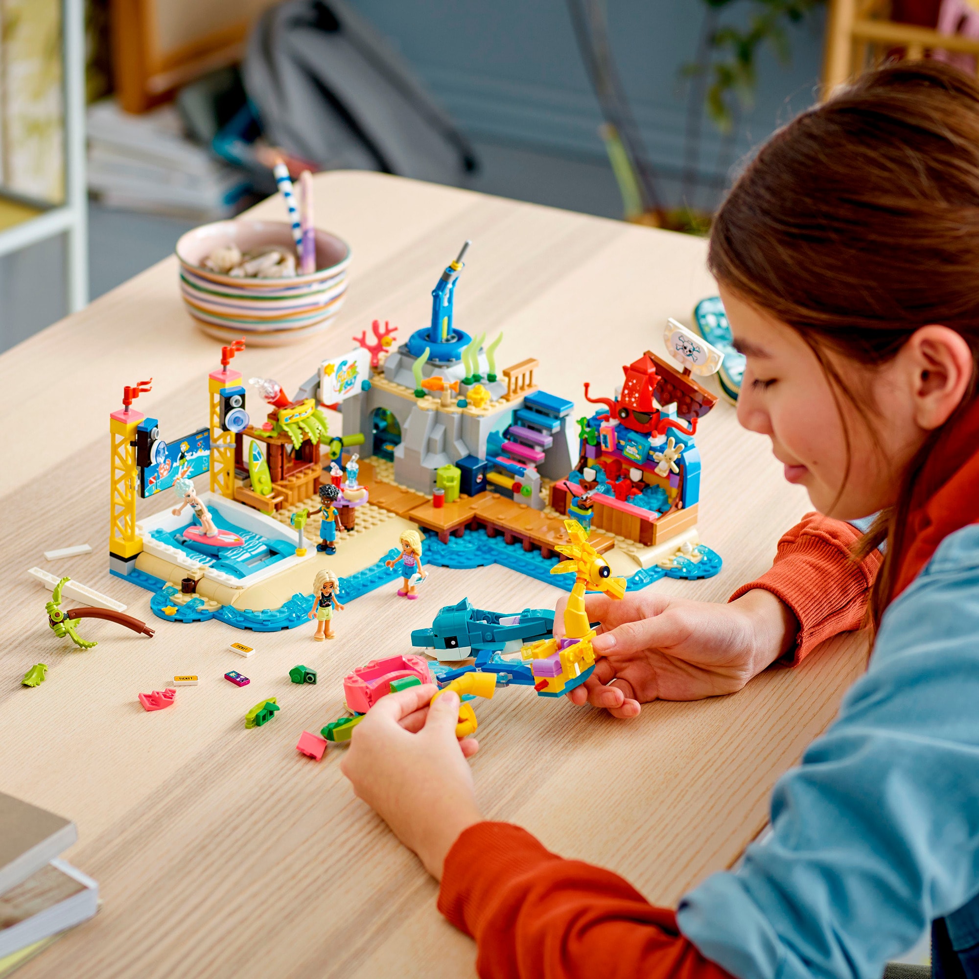 LEGO Konstruktionsspielzeug Friends Strand-Erlebnispark