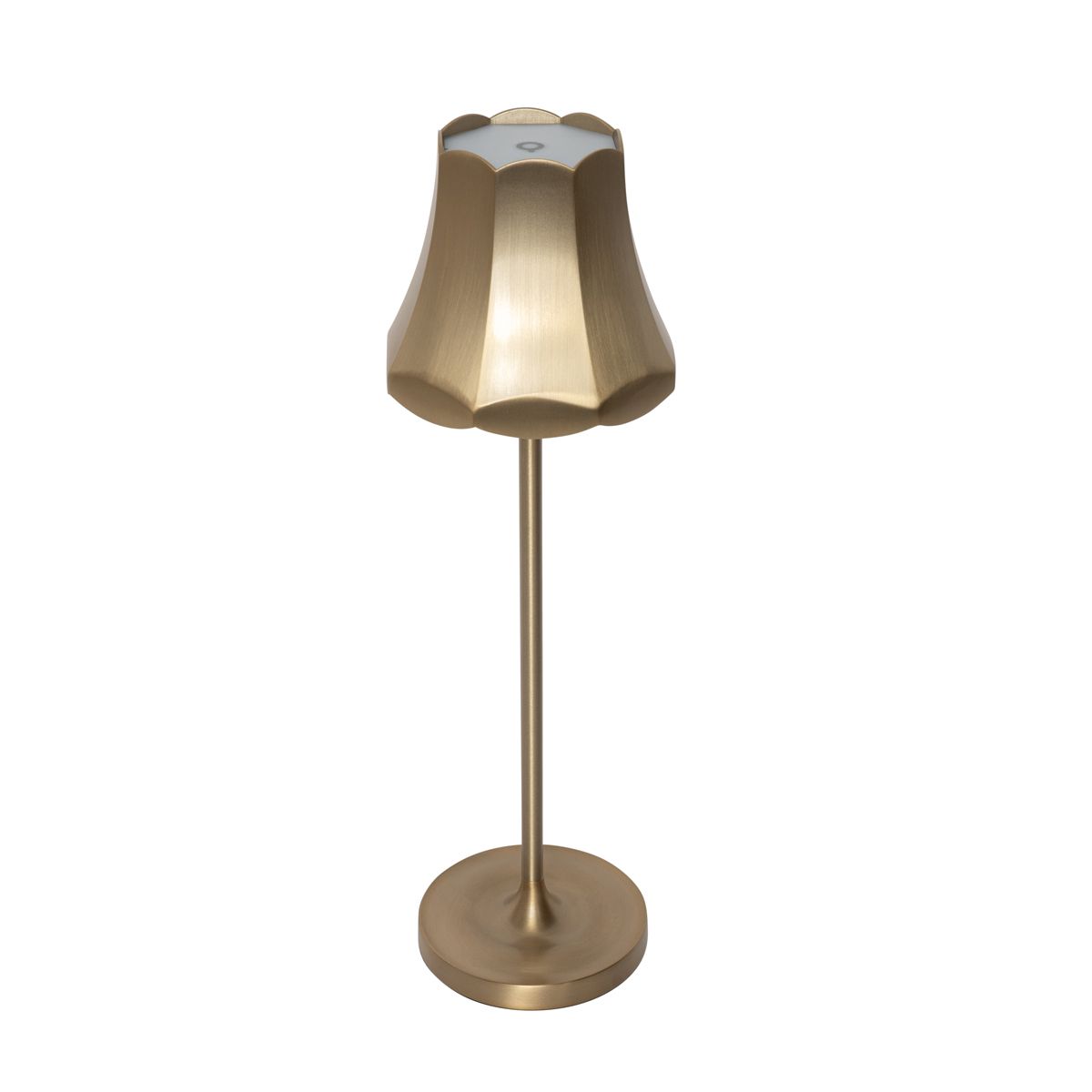 Retro tafellamp goud oplaadbaar IP44 - Granny