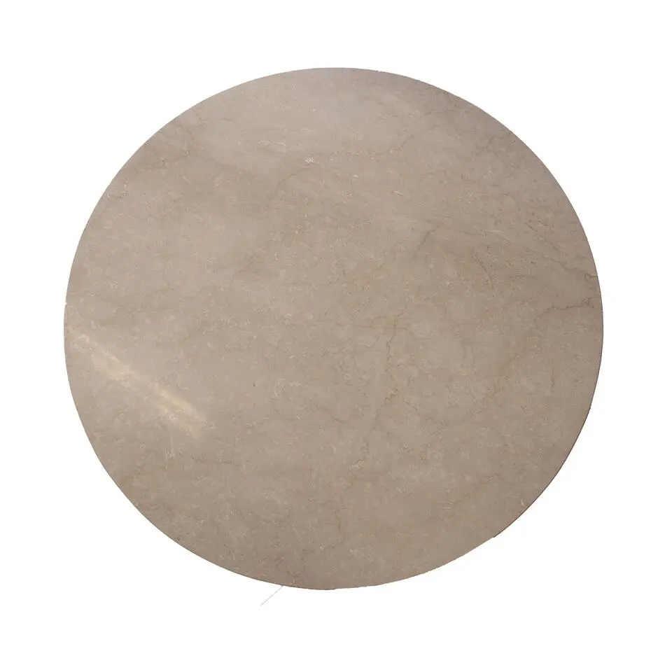 Eettafel Rond Ø150cm - Donkerbruin Marmer/Mangohout - Faiza