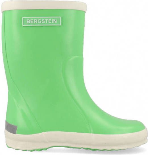 Bergstein regenlaarzen Limegroen wit Rubber Effen 22