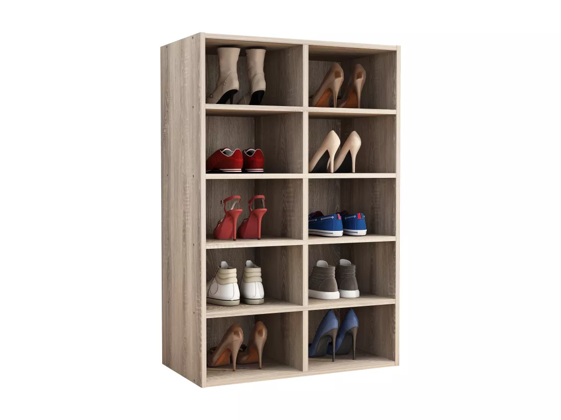 Étagère Armoire à chaussures Étagère à chaussures Hinsol M