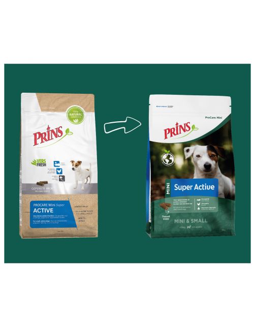 Prins Procare Super Active Mini - Hondenvoer - Gevogelte 3 kg