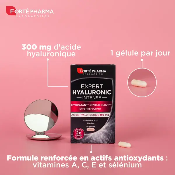 Forté Pharma Expert Ácido Hialurônico Intenso Vitaminas ACE Selênio 2x30 cápsulas
