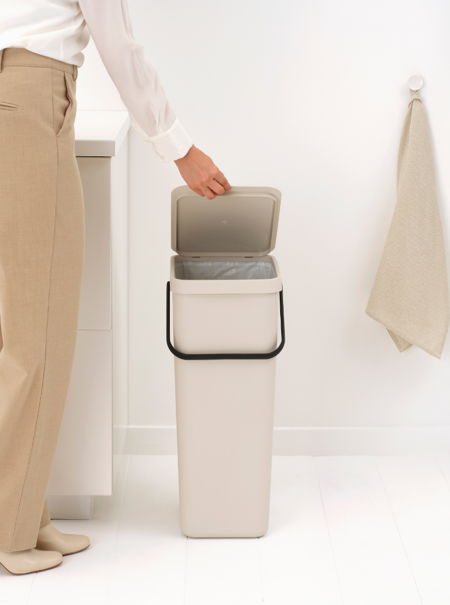 Sort & Go afvalemmer, 40 liter - Soft Beige