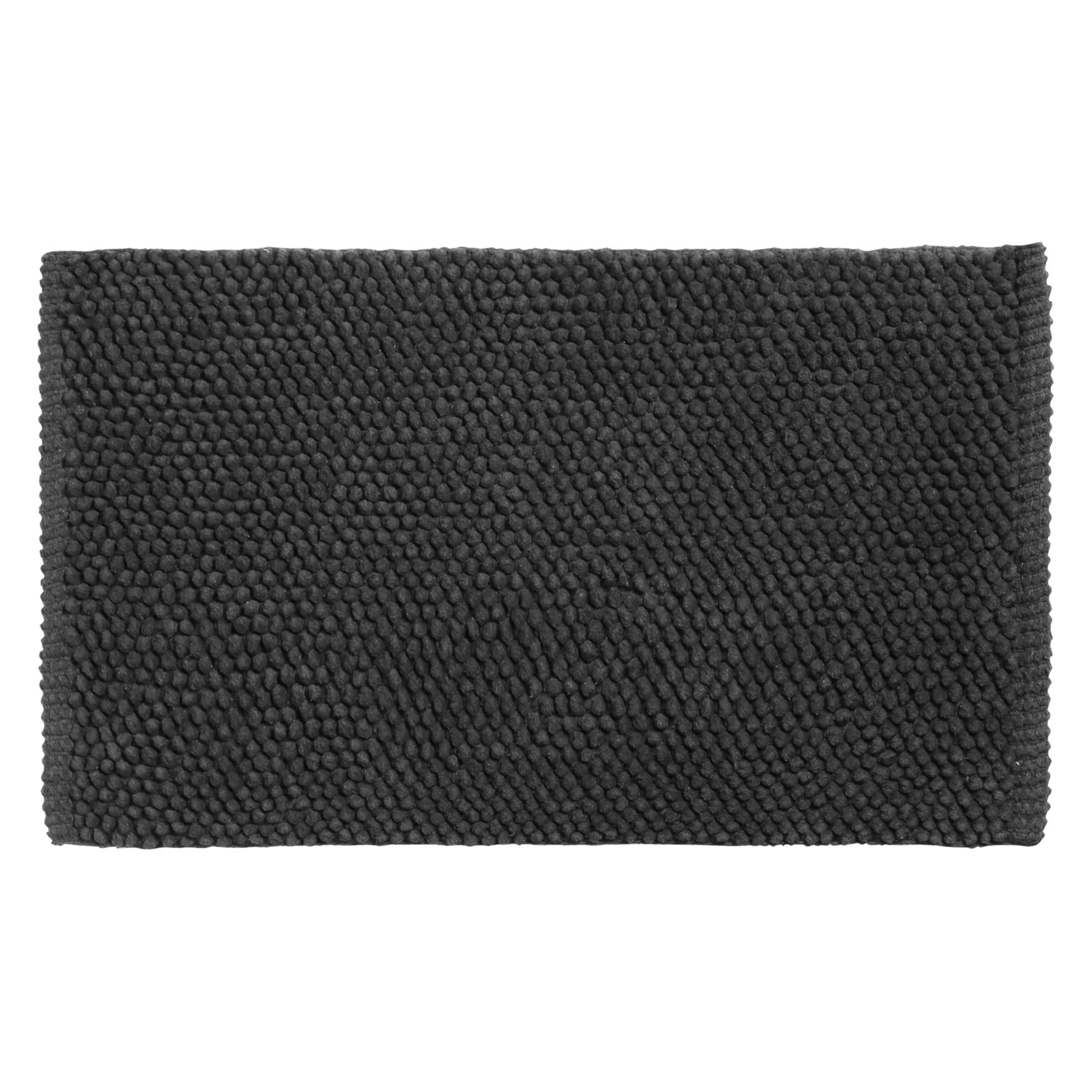 Differnz Popcorn badmat 50x80cm zwart