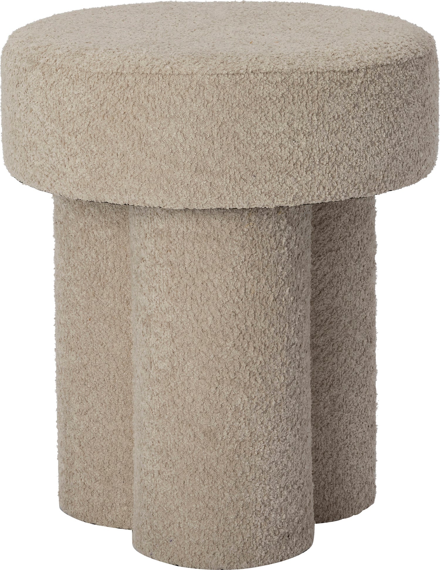 Intratuin poef Jes beige D 48 H 40 cm