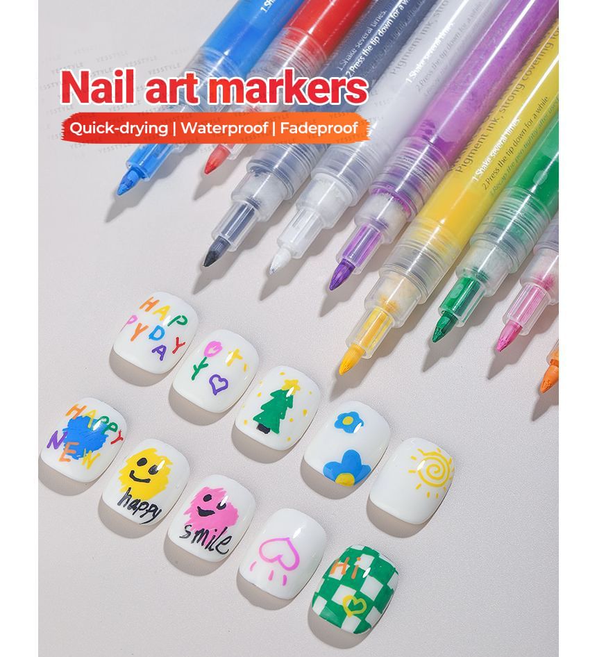 Padoma - Nail Art Marker Pen (verschillende designs)
