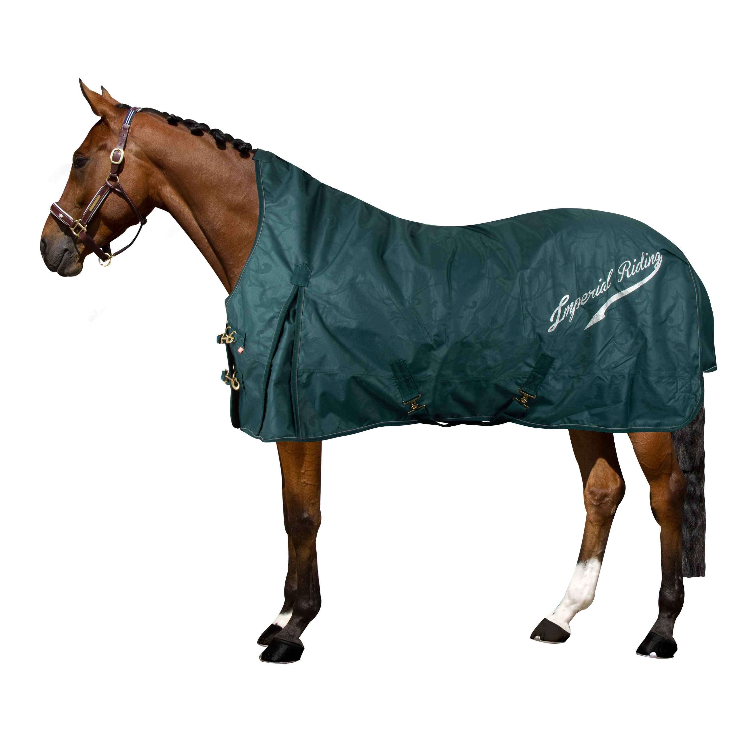 Imperial Riding Outdoordeken IRHSuper-Dry 100g Forest Green