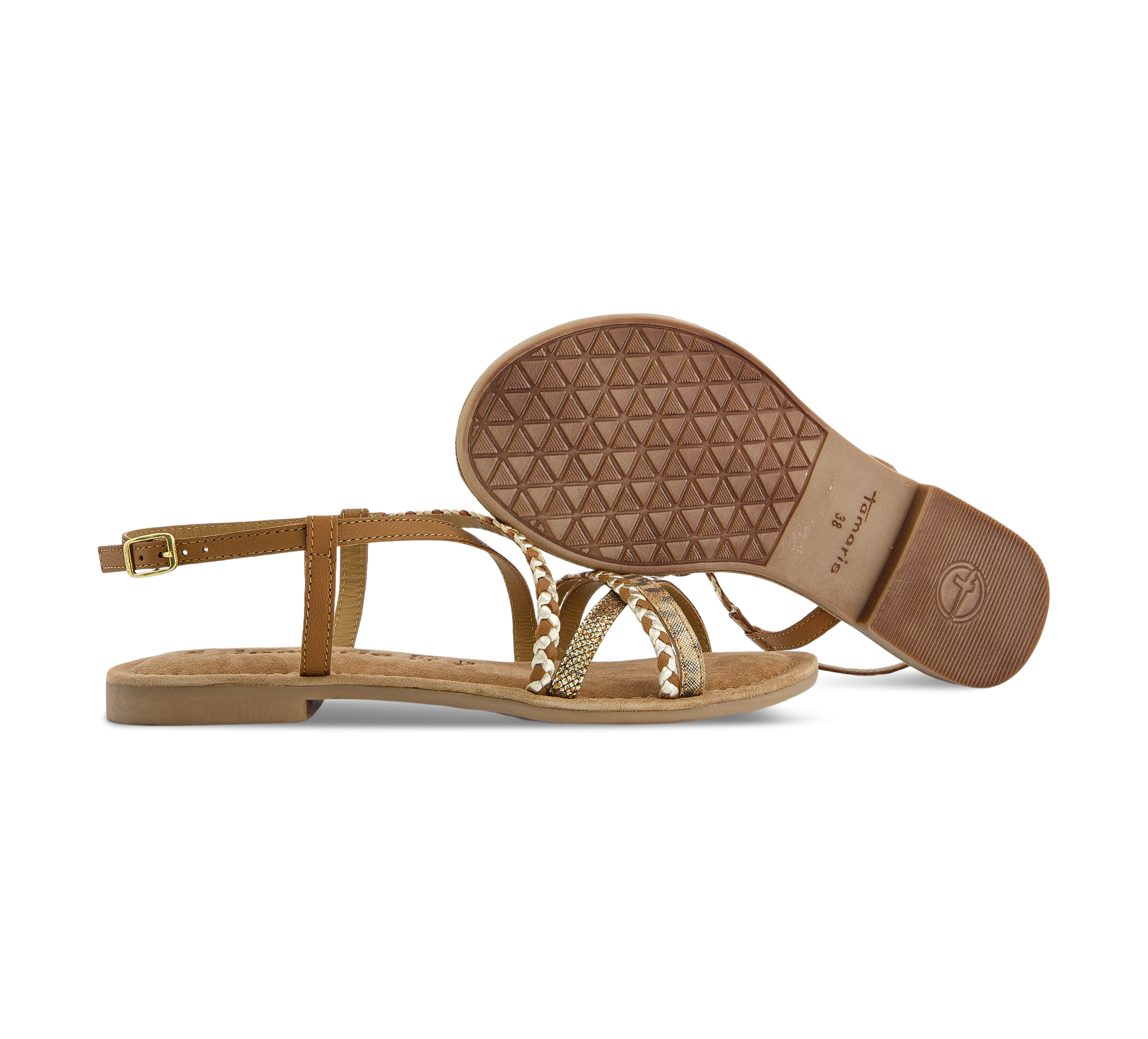 Tamaris Riemchensandalen braun