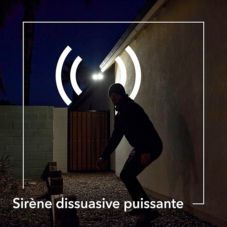 Caméra de vidéosurveillance sans fil Arlo Floodlight Pro3 2K noire