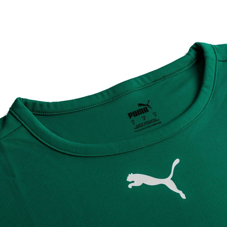 PUMA Maillot teamRISE - Vert/Noir/Blanc