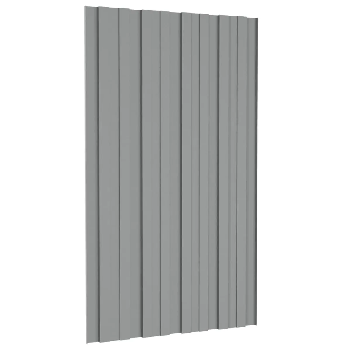 vidaXL Panneaux de toiture - Gris