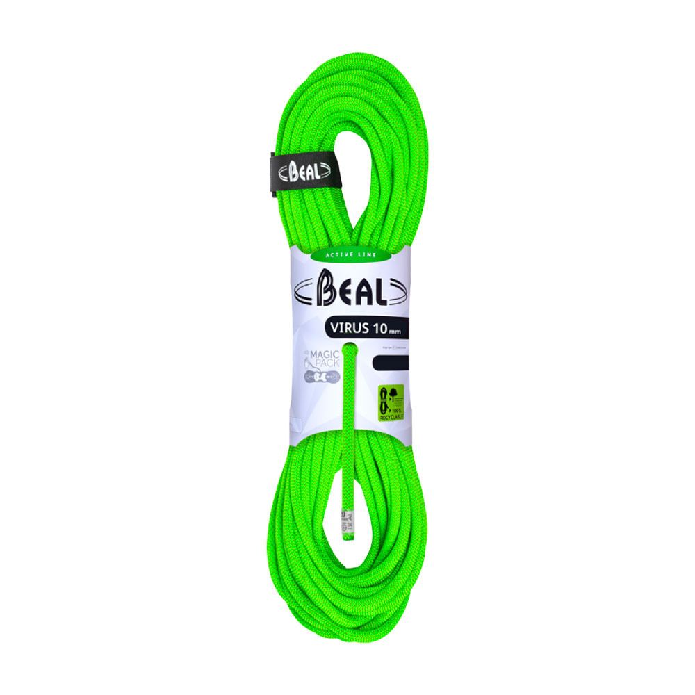 Beal VIRUS 10MMX70M - Corde À simple vert