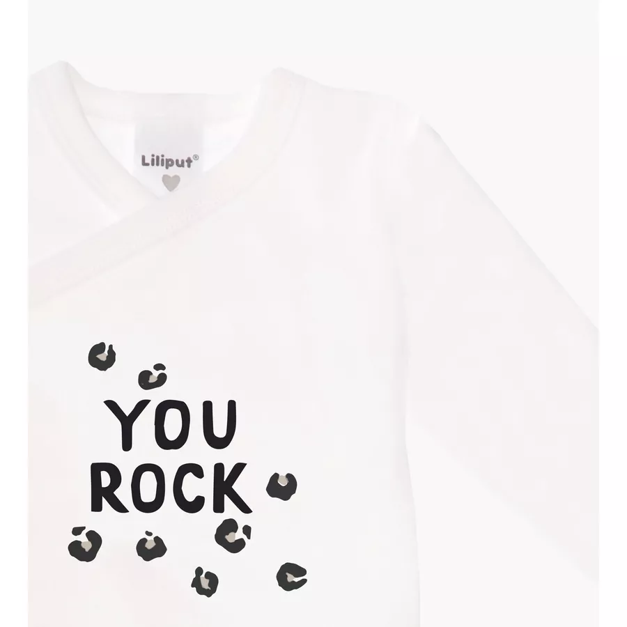 Liliput Wickelbody im 2er-Pack you Rock weiß