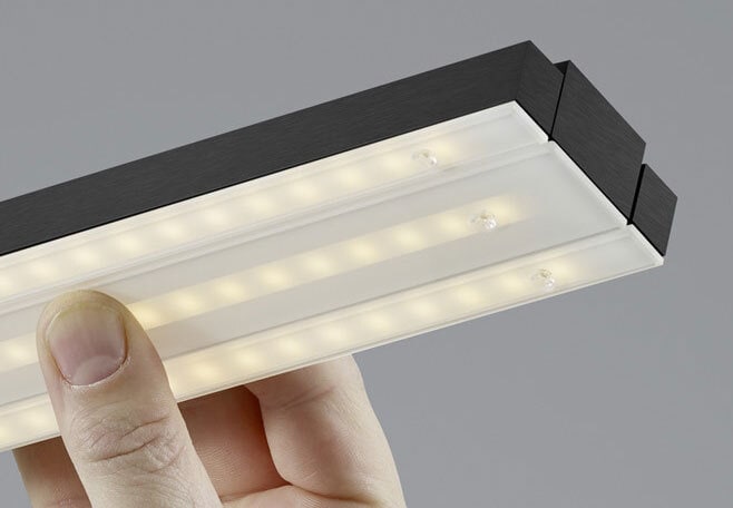 BANKAMP LED Pendellampe LIGHTLINE V3 anthrazit eloxiert