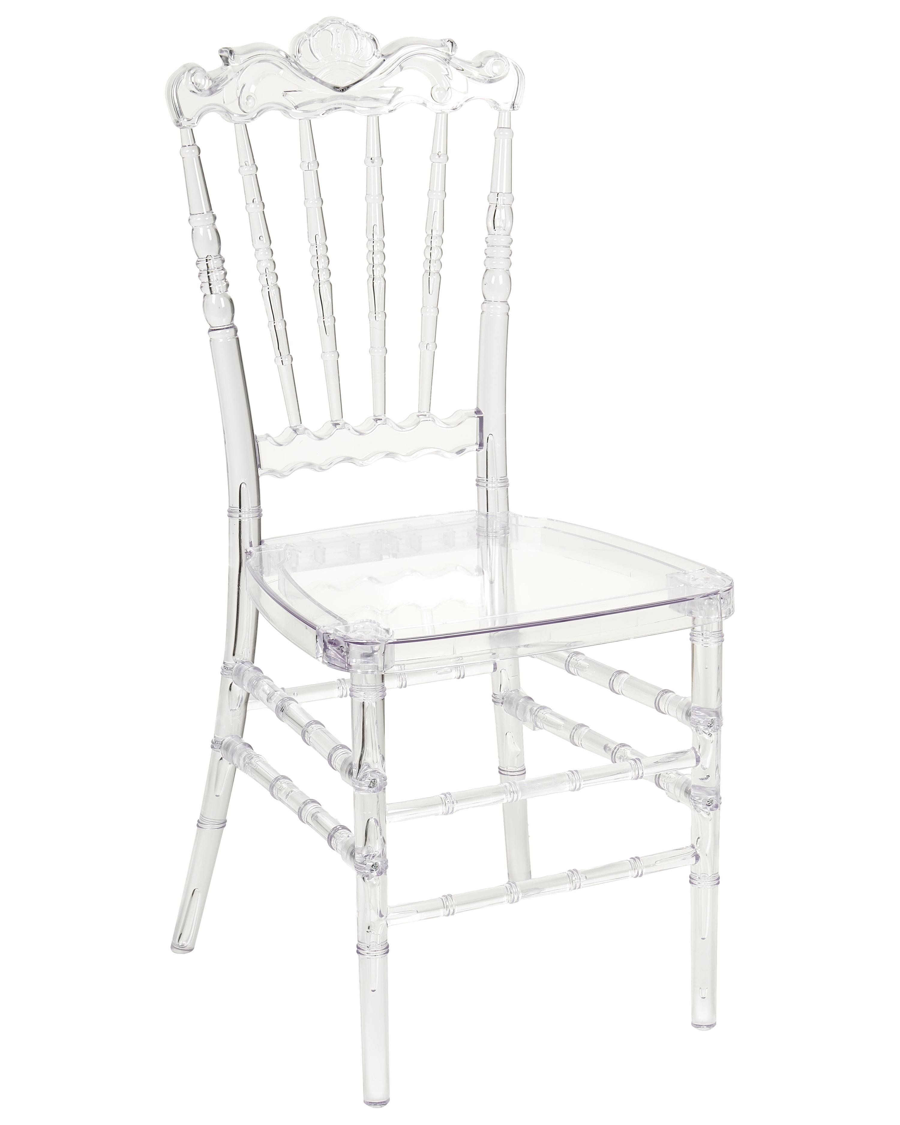 Set van 2 eetkamerstoelen MENDON Transparant