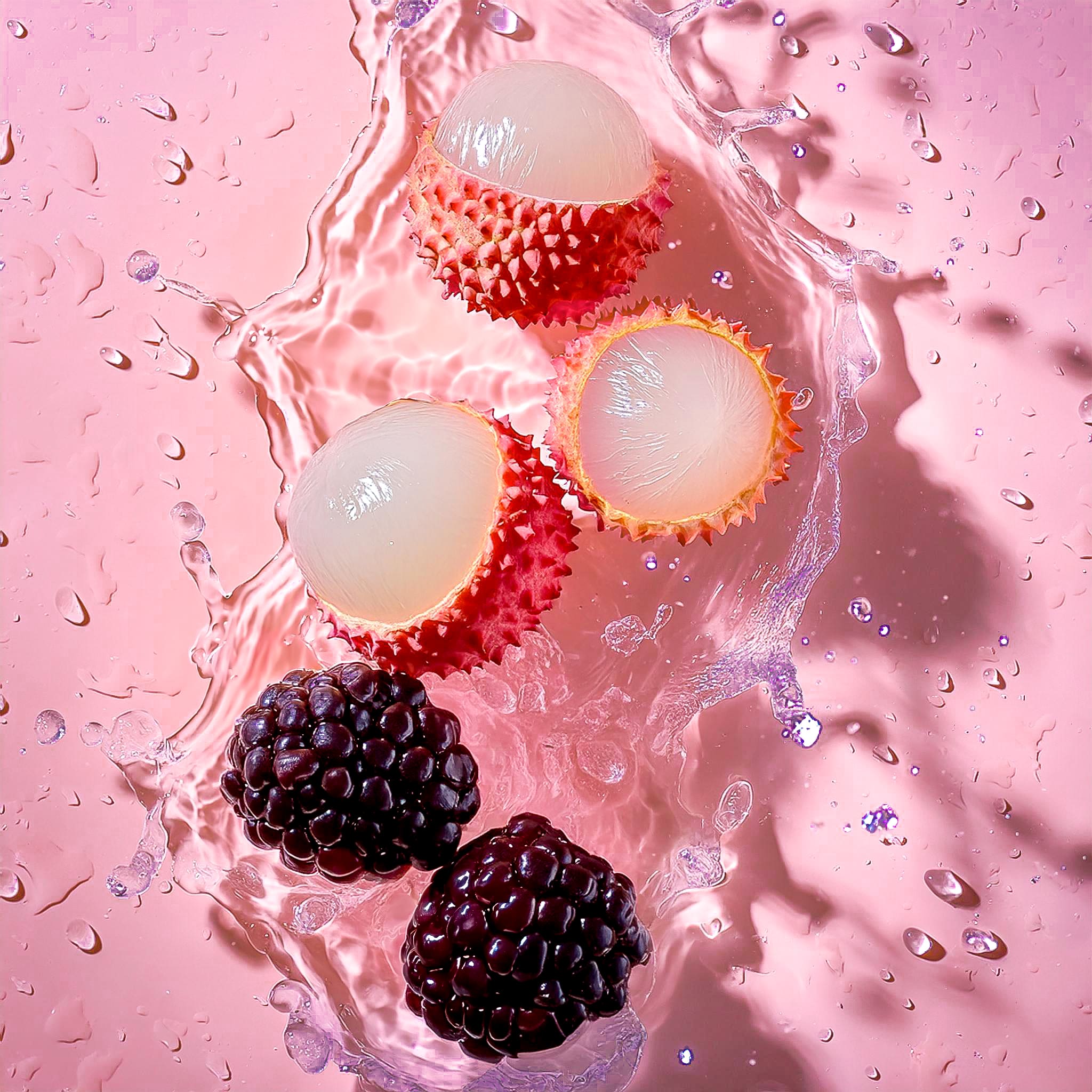 Sorbet Litchi-Mûre - Soin corps hydratant et nourrissant