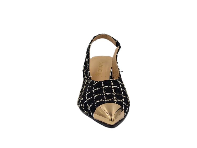 Babouche Sence 64 Zwart combi