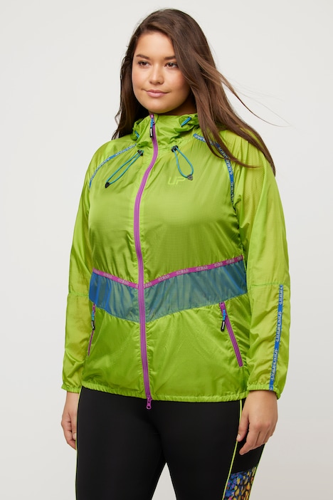 Funktionsjacke, Kapuze, 2-Wege-Zipper, wasserabweisend