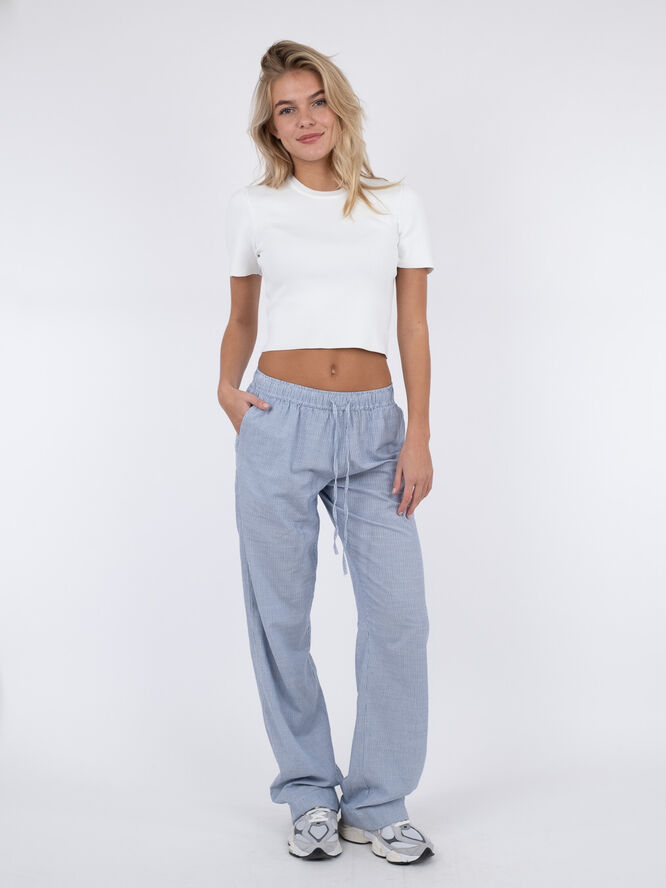 Neo Noir Sonar Mini Stripe Pants Blue