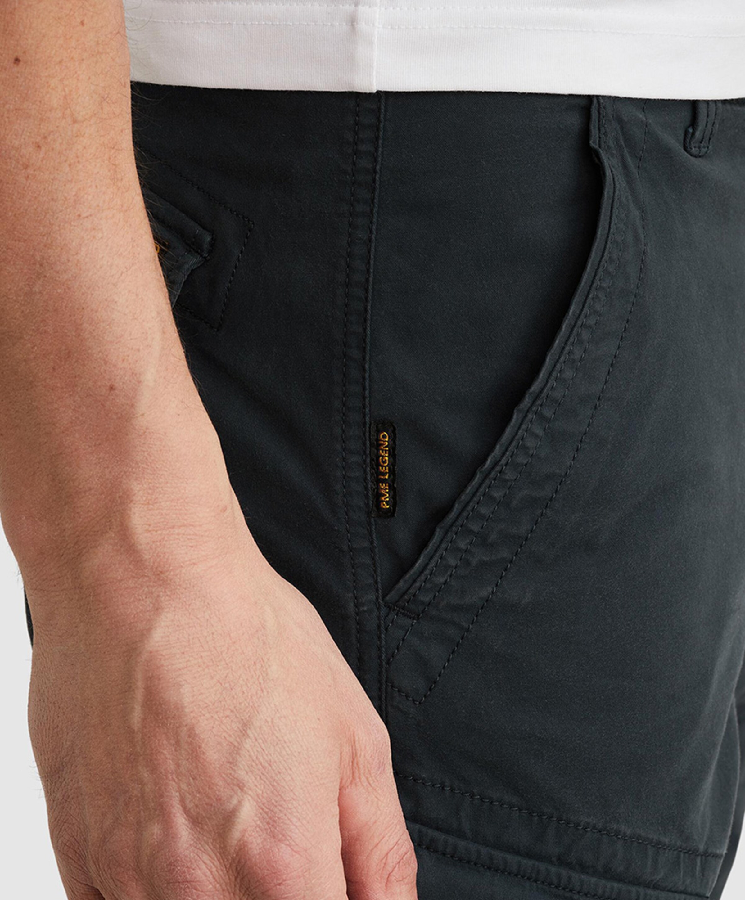 PME Legend NORDROP CARGO SHORTS STRETCH TWILL heren korte broek blauw