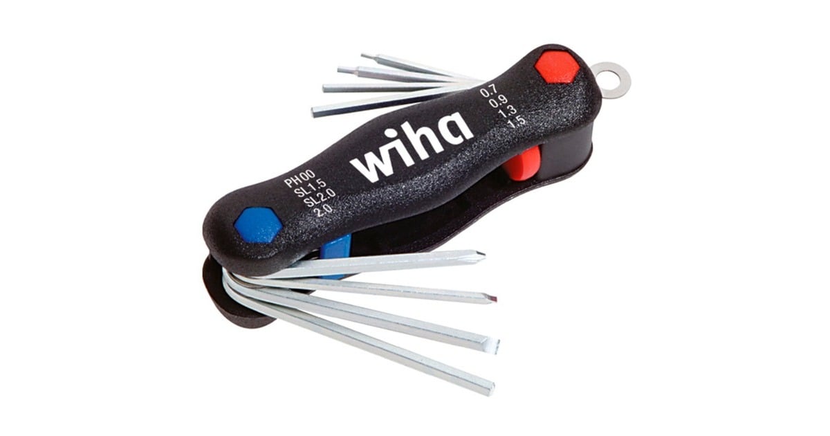 WihaMultitool Mini PocketStar  (Zwart, 8-delig)