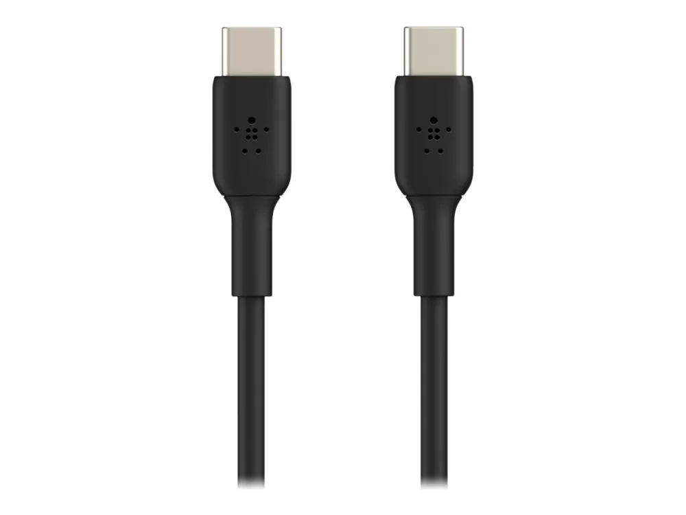 Belkin BoostCharge - USB-kabel - 24 pin USB-C (han) til 24 pin USB-C (han) - 2 m - sort