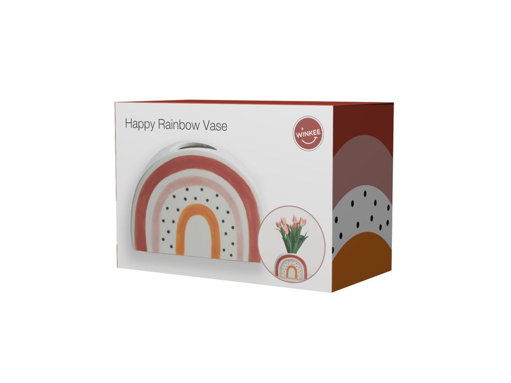 Winkee - Happy Rainbow Vase