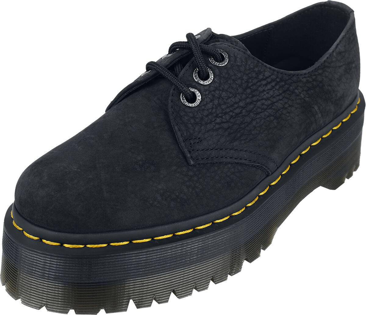 1461 Quad II - Charcoal Grey Tumbled Shoes | Dr. Martens Chaussures basses