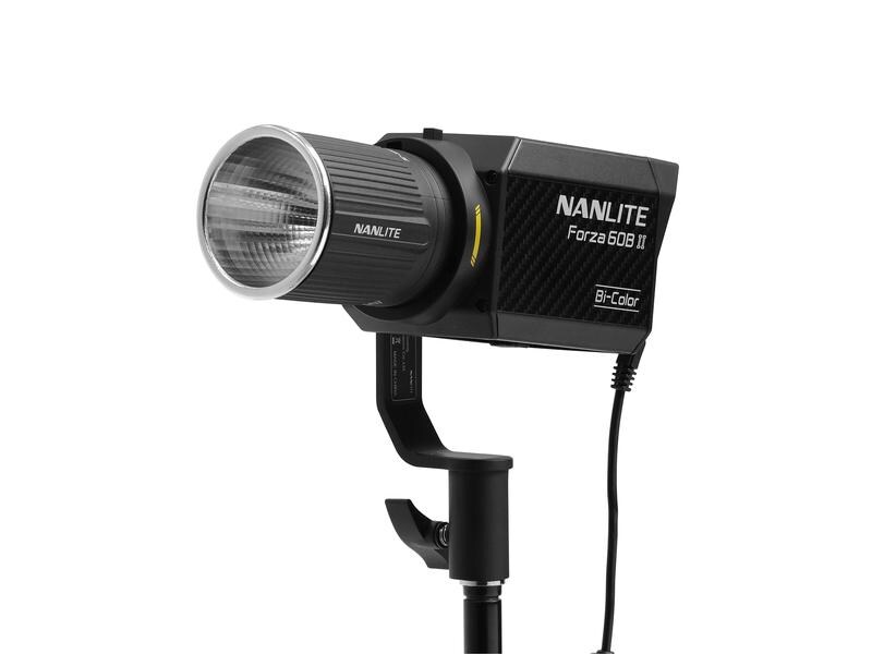 Nanlite Dauerlicht Forza 60B II Lichtstarke LED RGBLAC Spotleuchte 72W für unterwegs