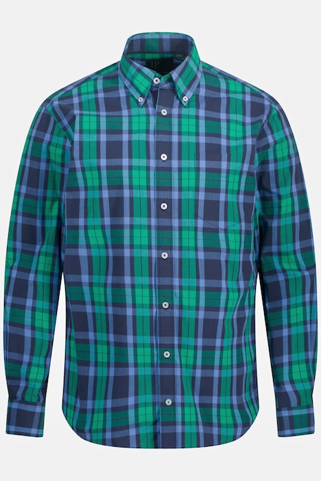 Karohemd, Langarm, Buttondown-Kragen, Modern Fit