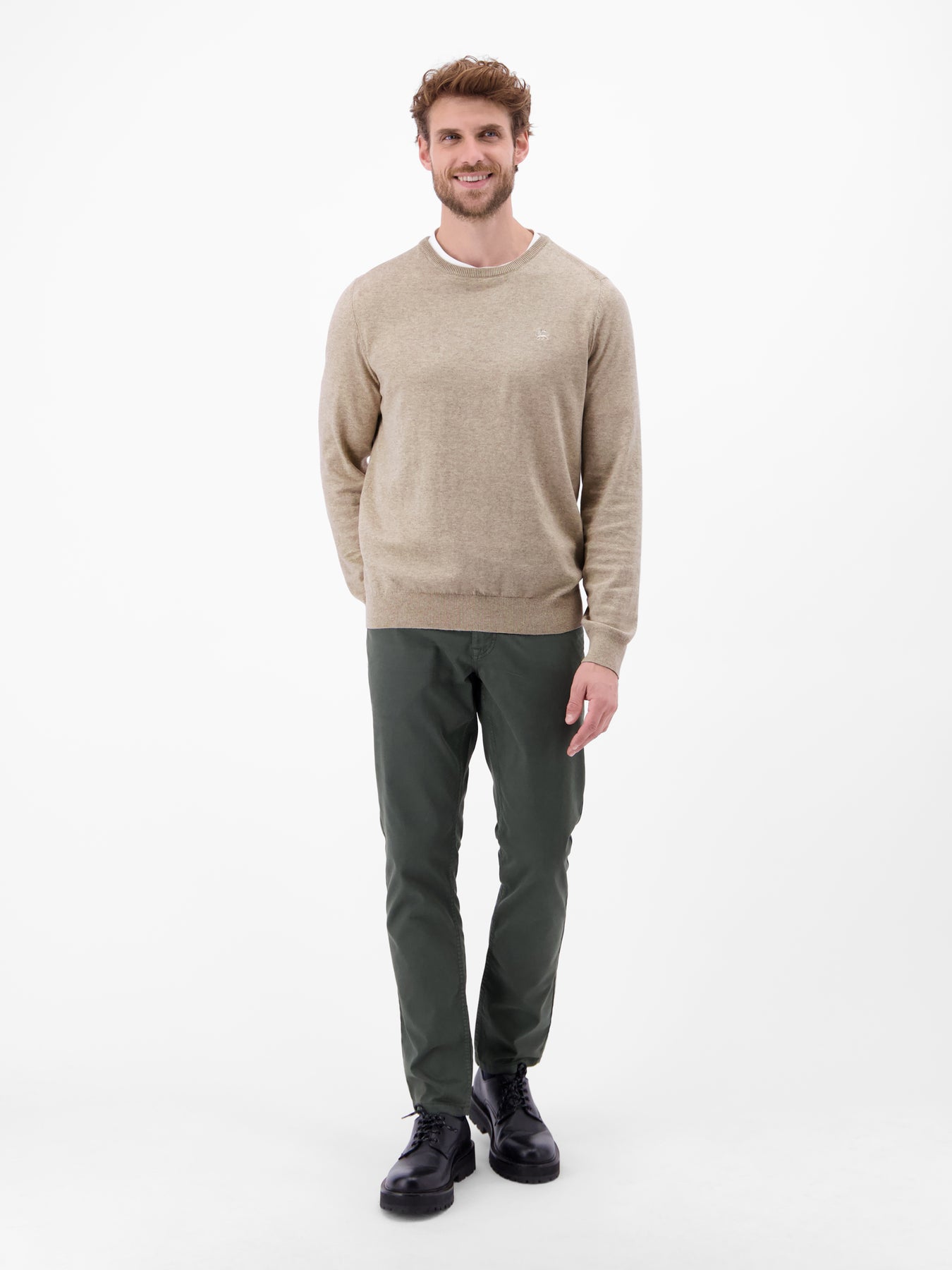 Herren Basic Strickpullover