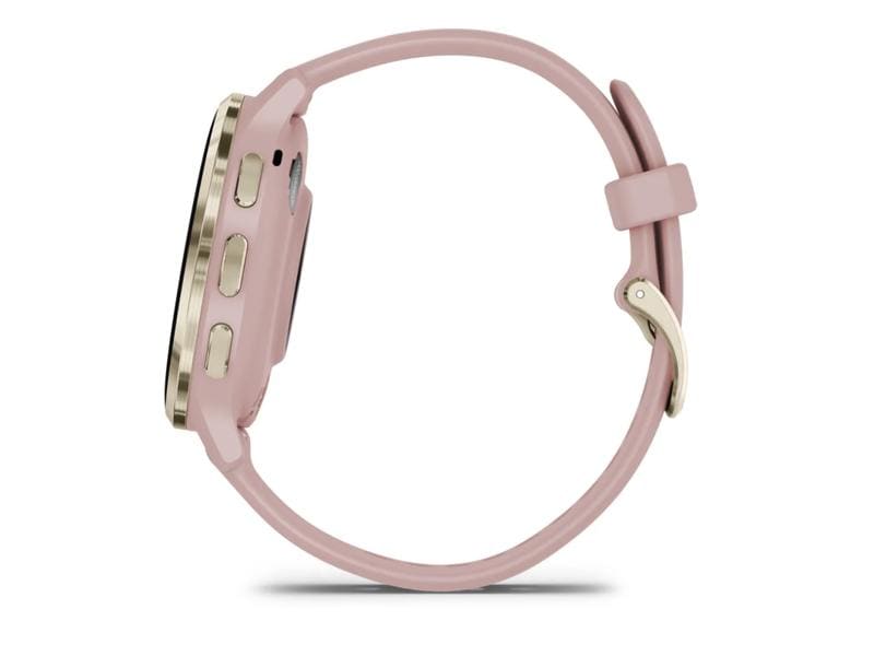 GARMIN Sportuhr Venu 3S Dust Rose / Softgold Smartwatch