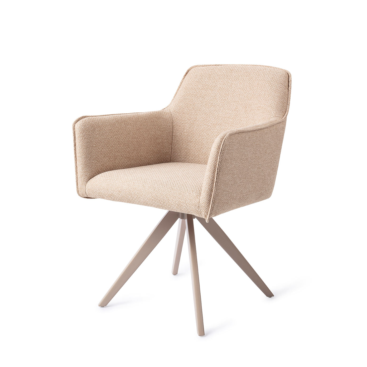 Jesper Home Eetkamerstoel Hofu - Turn Beige Wild Walnut