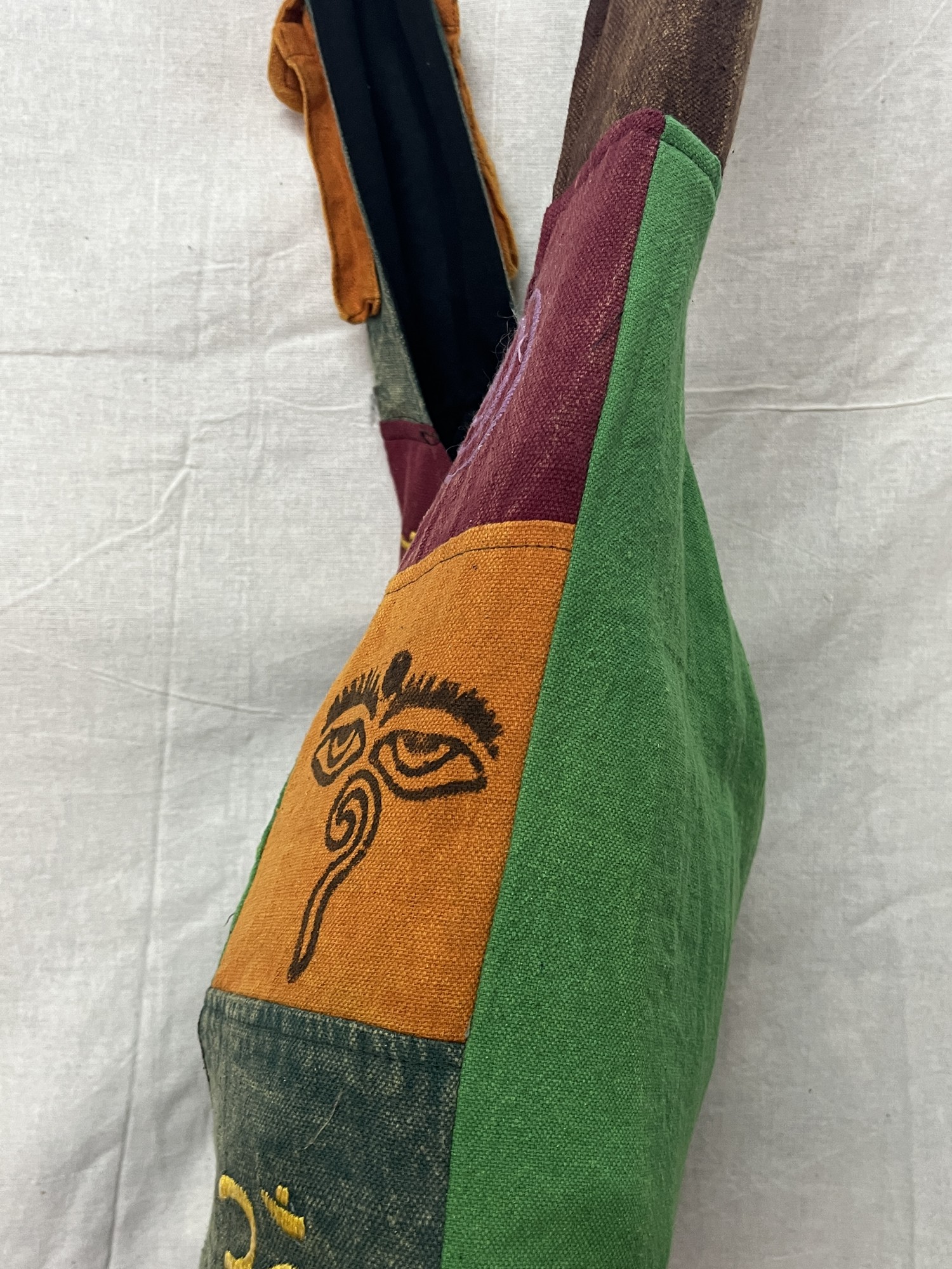 Patchwork Schultertasche, multicolor, grün, B 38 cm, H 40 cm, L 12 cm günstig bestellen