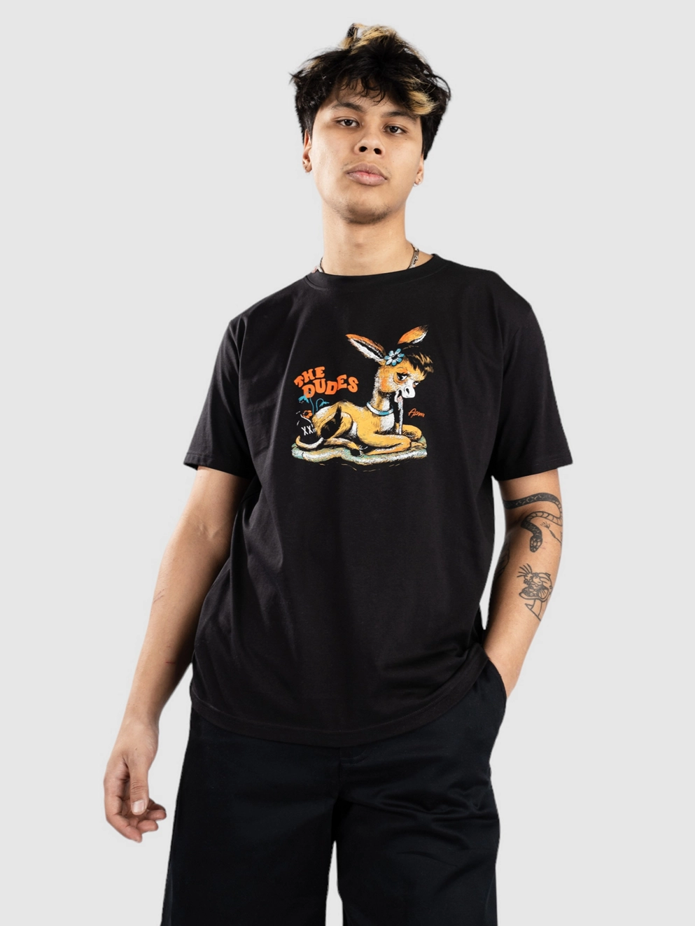 The Dudes Healthy T-Shirt black