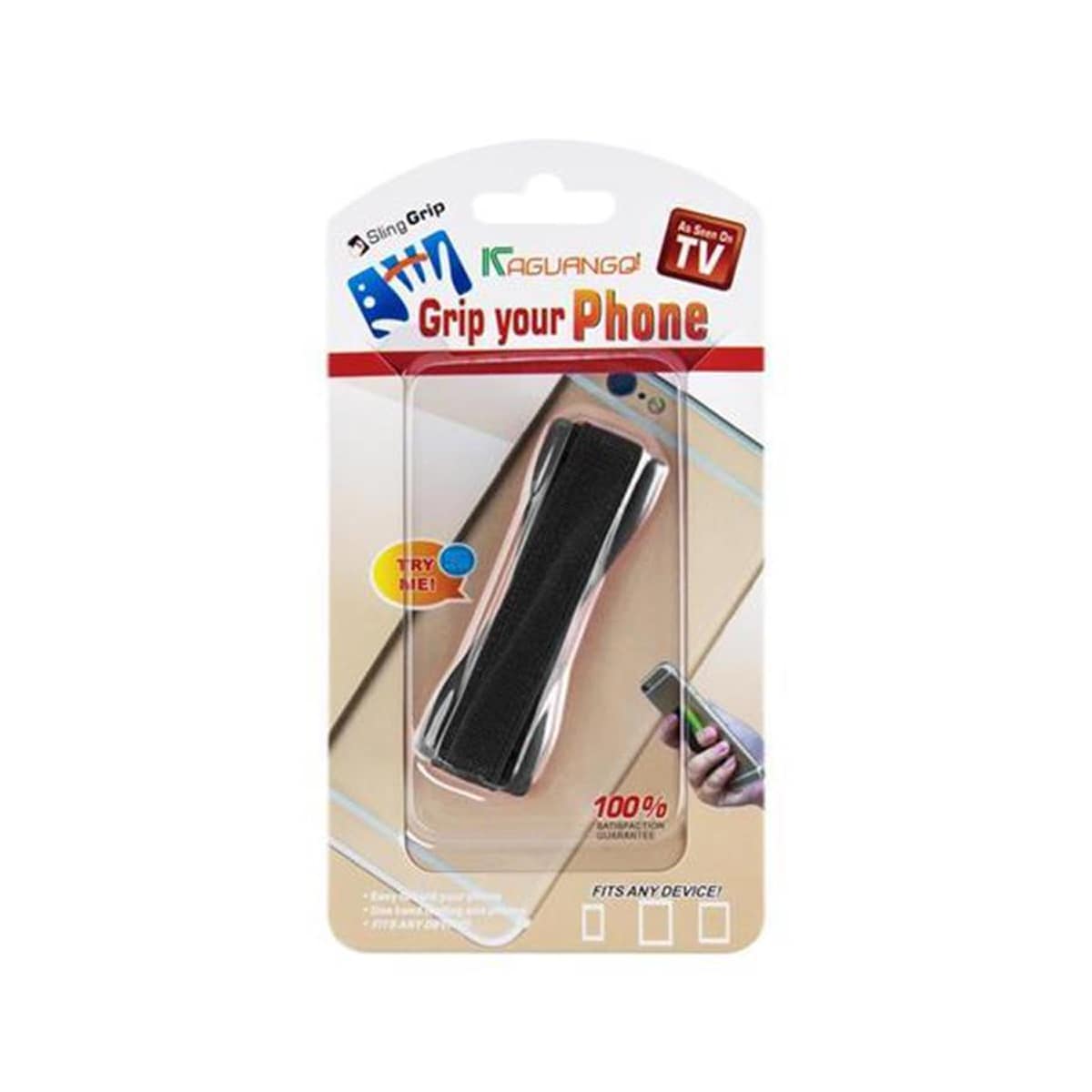 Sling Grip fingerholder for mobiltelefoner