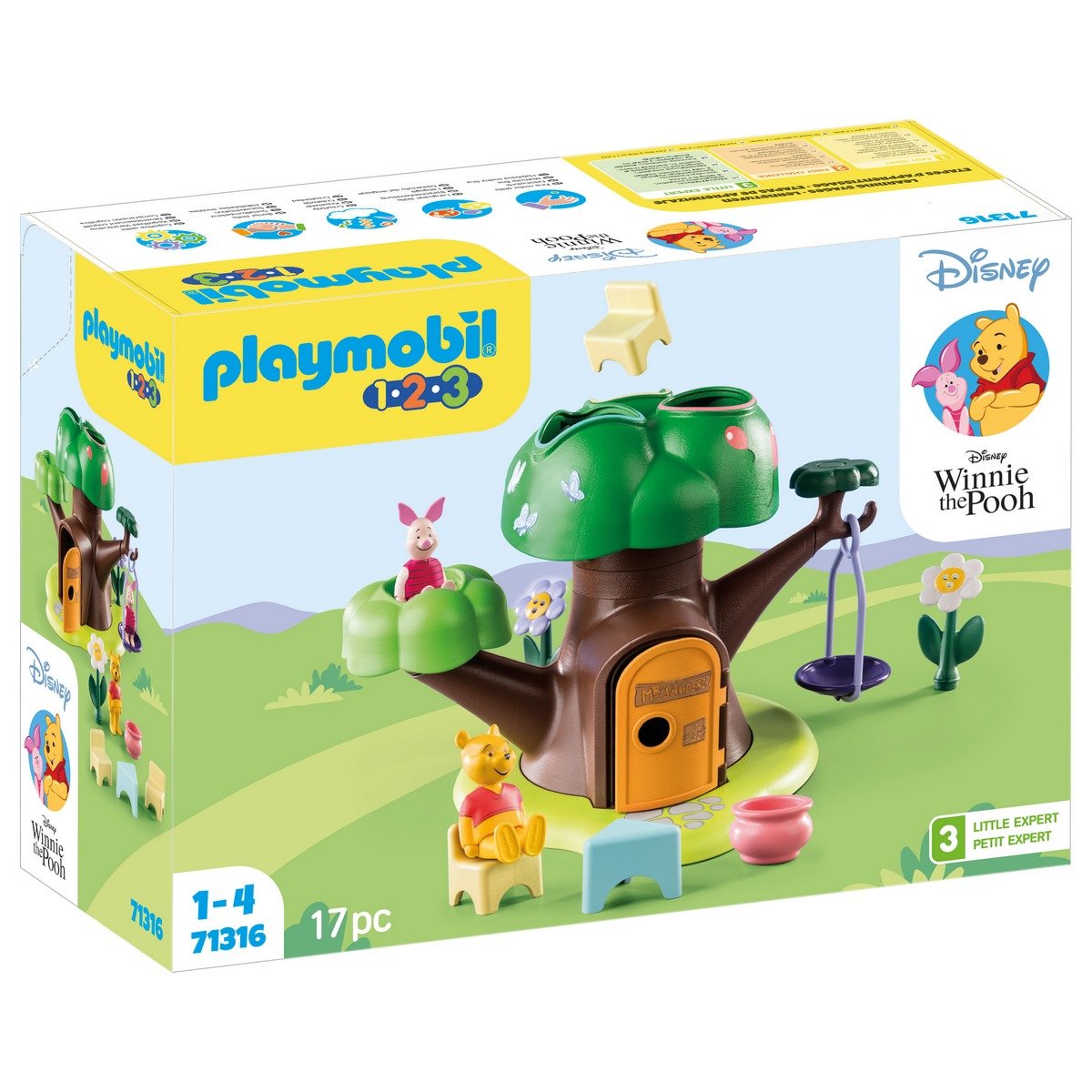 Winnie l'ourson et Porcinet avec cabane PLAYMOBIL 1.2.3 71316